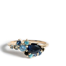 婚戒珠宝 漂亮精致蓝色珠宝,为婚礼添加蓝色元素 攻略文章 喜结网